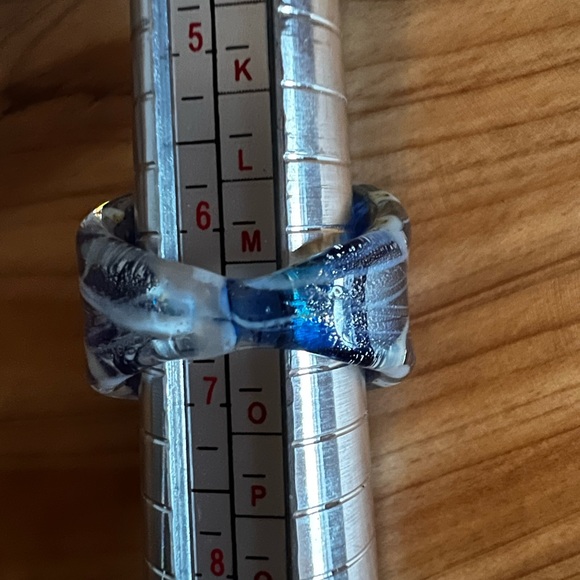 💎🔥💎 UNIQUE Hand Blown Glass Ring - Picture 6 of 8